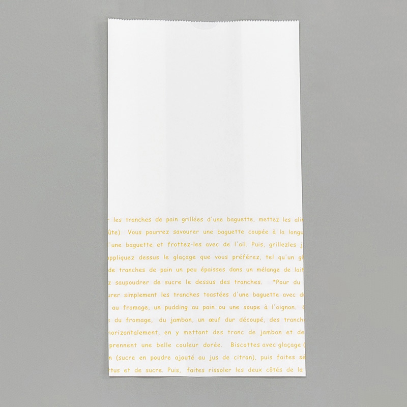 大阪ポリヱチレン販売 耐油紙角底袋 6号 No.186 レシピ柄 8286 1000枚/箱(ご注文単位1箱)【直送品】