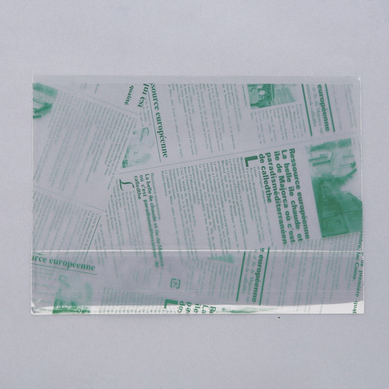 大阪ポリヱチレン販売 サンドウィッチ袋　ヨーロピアン　縦型サンド　A グリーン 6857 100枚/袋（ご注文単位10袋）【直送品】