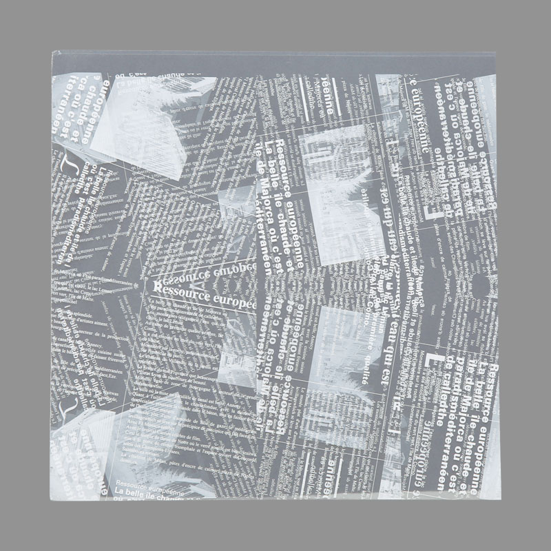 大阪ポリヱチレン販売 OPバーガー袋　ヨーロピアン  白　PEU－7　6433 200枚/袋（ご注文単位5袋）【直送品】