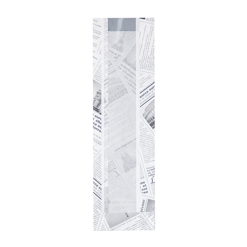 大阪ポリエチレン販売株式会社 窓付袋　カスクートフィッセル　ヨーロピアン柄 小 No.62-1 6876 1000枚/箱（ご注文単位1箱）【直送品】