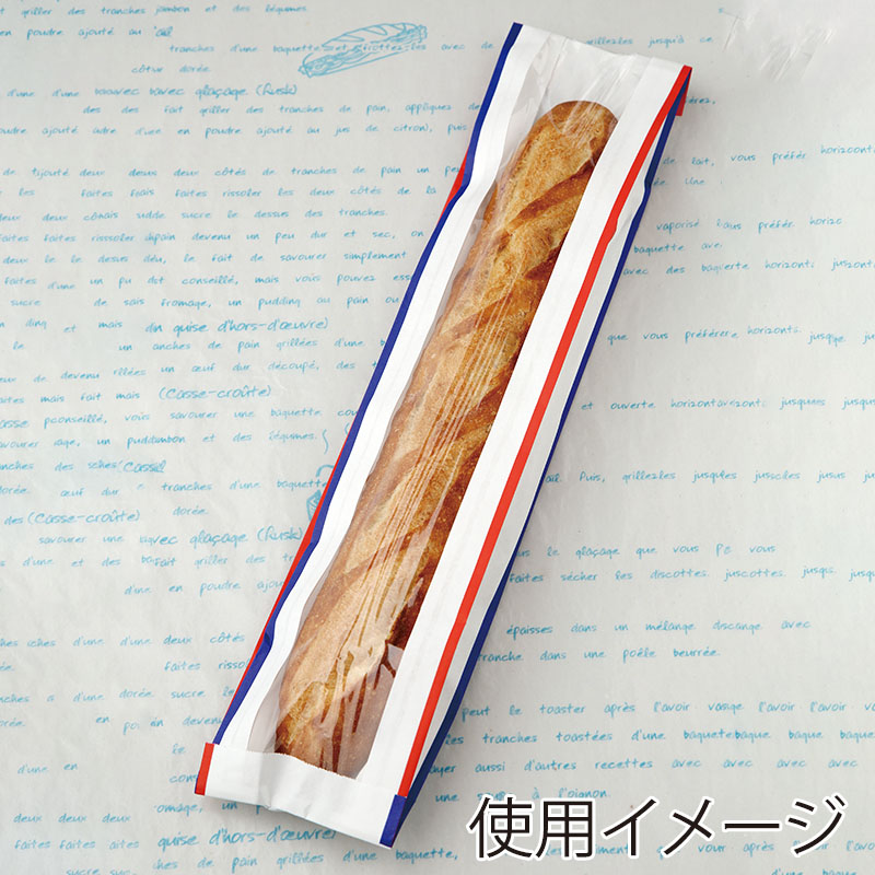 大阪ポリエチレン販売株式会社 フランスパン袋 フェネット 大 No.51 3613 500枚/箱(ご注文単位2箱)【直送品】
