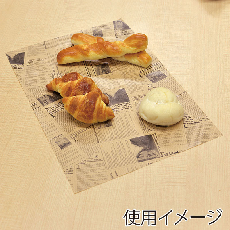 大阪ポリヱチレン販売 包装紙　ヨーロピアンラッピングペーパー 450×600 茶　5529 1000枚/袋（ご注文単位1袋）【直送品】