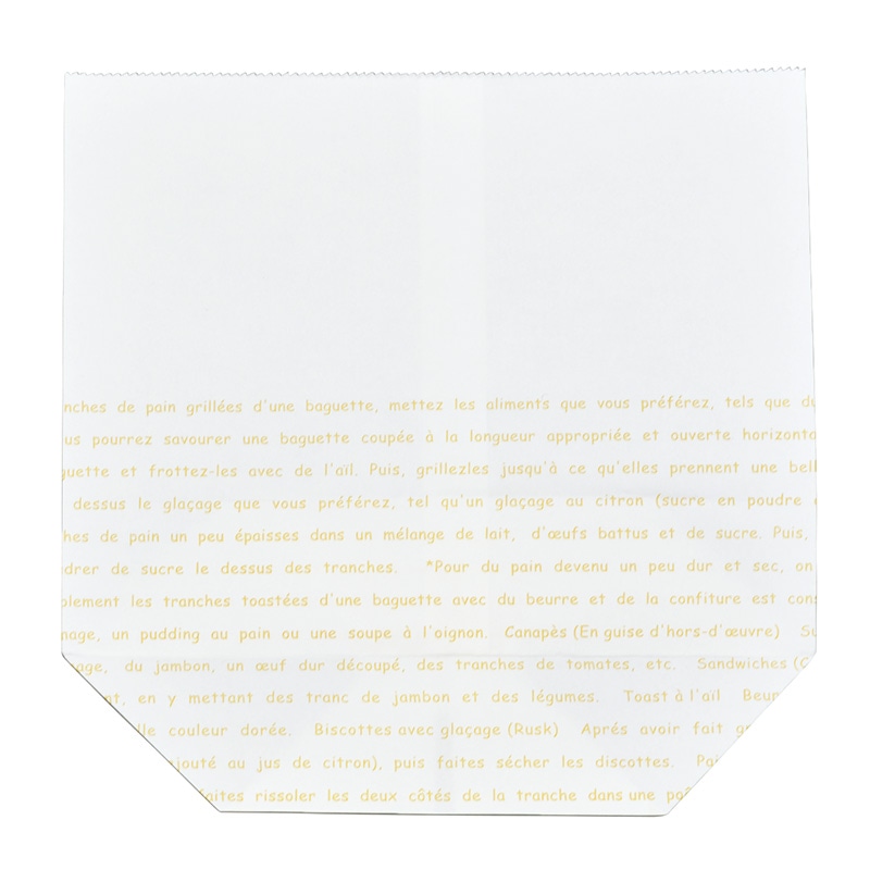 大阪ポリエチレン販売株式会社 亀甲袋 レシピ柄 L No.416 2030 100枚/袋(ご注文単位10袋)【直送品】