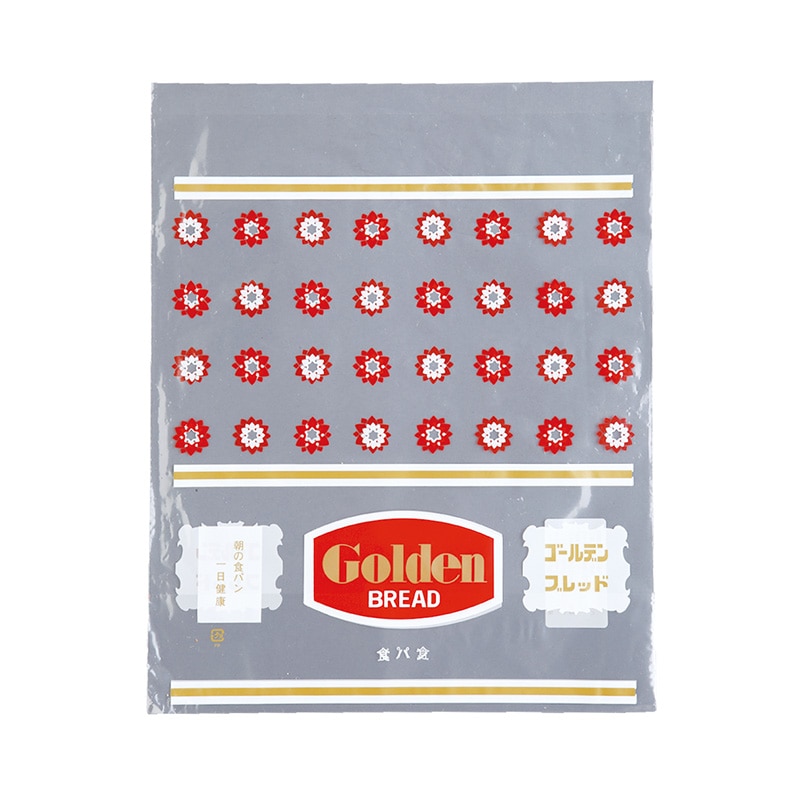 大阪ポリエチレン販売株式会社 レトロ調食パン袋　ゴールデンブレッド  552 1000枚/包（ご注文単位1包）【直送品】