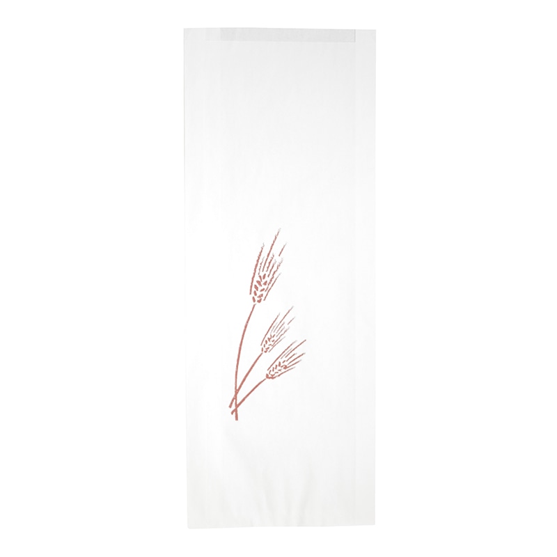 大阪ポリエチレン販売株式会社 フランスパン袋　二本用　麦の穂 No.350 5850 200枚/包（ご注文単位1包）【直送品】