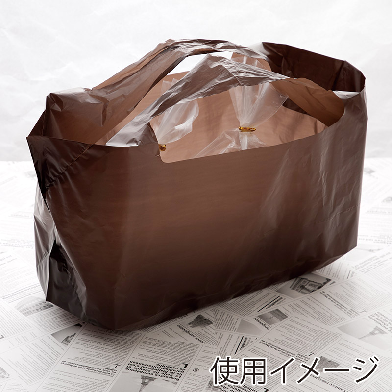 大阪ポリエチレン販売株式会社 スカンジーバッグ 無地 大 1125 100枚/袋(ご注文単位10袋)【直送品】