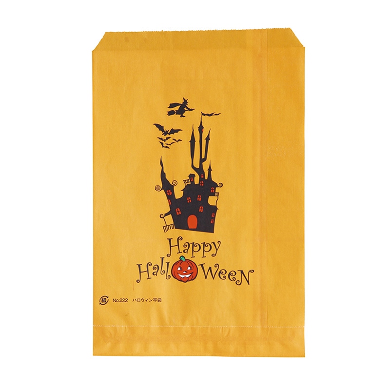 大阪ポリエチレン販売株式会社 耐油平袋 ハロウィン No.222-1 9601 100枚/束(ご注文単位1束)【直送品】