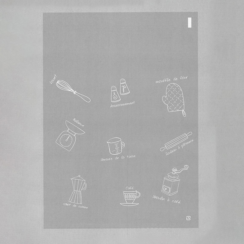 大阪ポリエチレン販売株式会社 OPP袋 キッチン雑貨柄 2744 100枚/袋(ご注文単位10袋)【直送品】