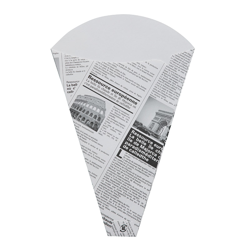 大阪ポリエチレン販売株式会社 クレープ袋 ヨーロピアン柄 9615 100枚/袋(ご注文単位20袋)【直送品】