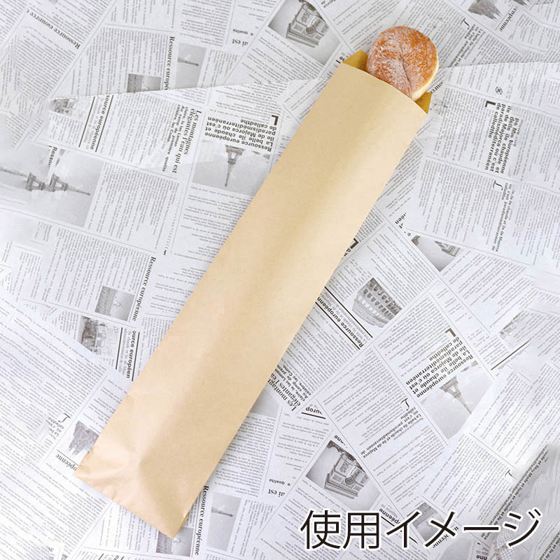 大阪ポリエチレン販売株式会社 耐油紙ロング袋 15328 100枚/袋(ご注文単位10袋)【直送品】