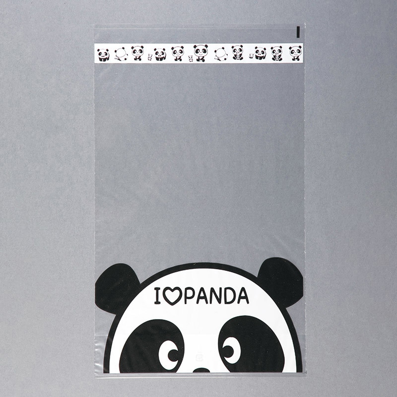 大阪ポリエチレン販売株式会社 PP小袋 パンダ柄 9628 100枚/袋(ご注文単位10袋)【直送品】