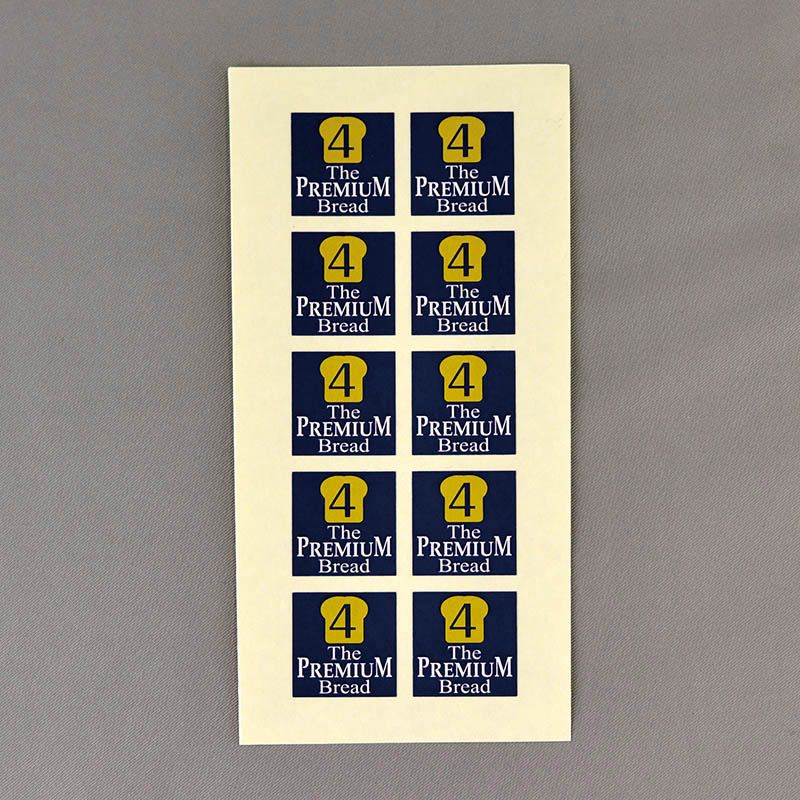 大阪ポリエチレン販売株式会社 プレミアム食パンラベル　4枚  9637 750枚/袋（ご注文単位1袋）【直送品】