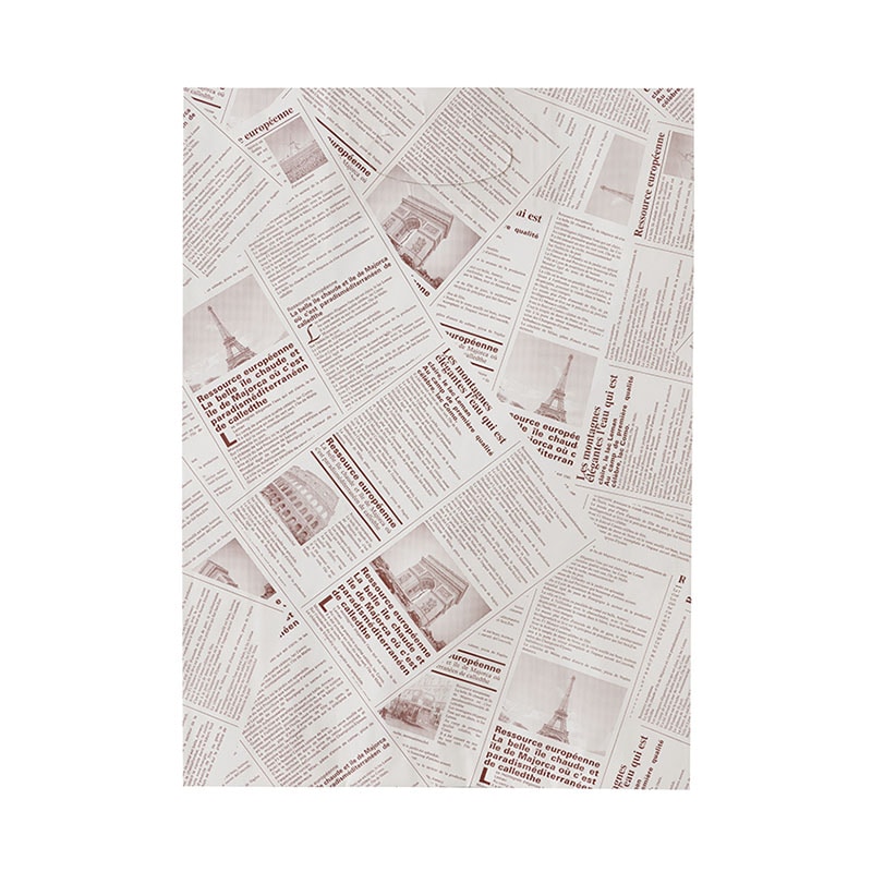 大阪ポリエチレン販売株式会社 手提袋　ダイカットハンドル　ヨーロピアン柄　M No.389 9666 600枚/箱（ご注文単位1箱）【直送品】