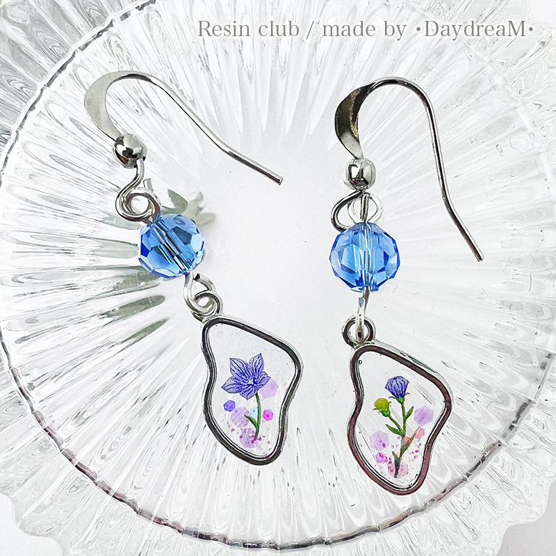 イングカワモトレジンクラブ 桔梗 両面 RC-BLF-101 1枚(ご注文単位1枚)【直送品】