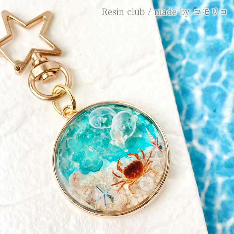 イングカワモトレジンクラブ 海辺の生き物 両面 RC-SCR-101 1枚(ご注文単位1枚)【直送品】