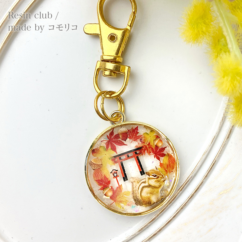 イングカワモトレジンクラブ 透けてる紅葉 両面 RC-SKM-101 1枚(ご注文単位1枚)【直送品】