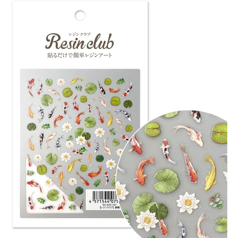 イングカワモトレジンクラブ 錦鯉 RC-KOI-101 1枚（ご注文単位1枚）【直送品】