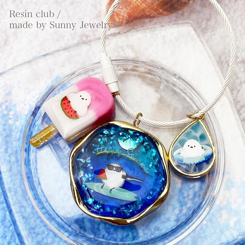 イングカワモトレジンクラブ シマエナガサマーVer. 両面 RC-SEG-104 1枚(ご注文単位1枚)【直送品】