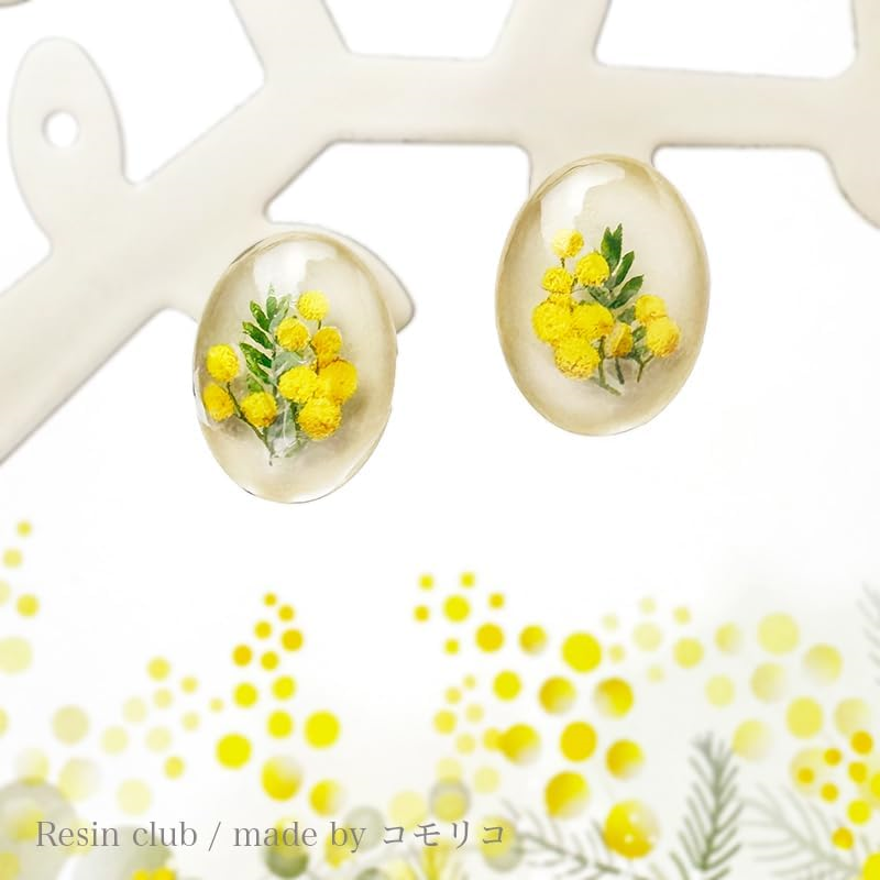 レジンクラブ(RESIN CLUB) 春の花ミモザ RC-MMS-102 1枚(ご注文単位1枚)【直送品】