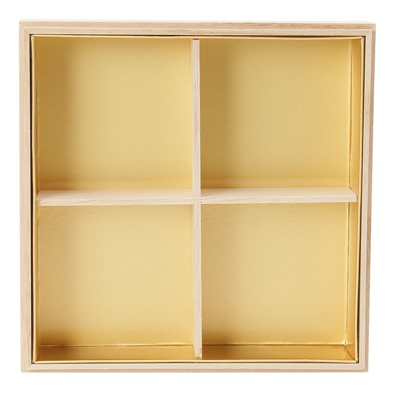 スドウ 桐箱高級弁当 4仕切り 197230 32個/箱(ご注文単位1箱)【直送品】