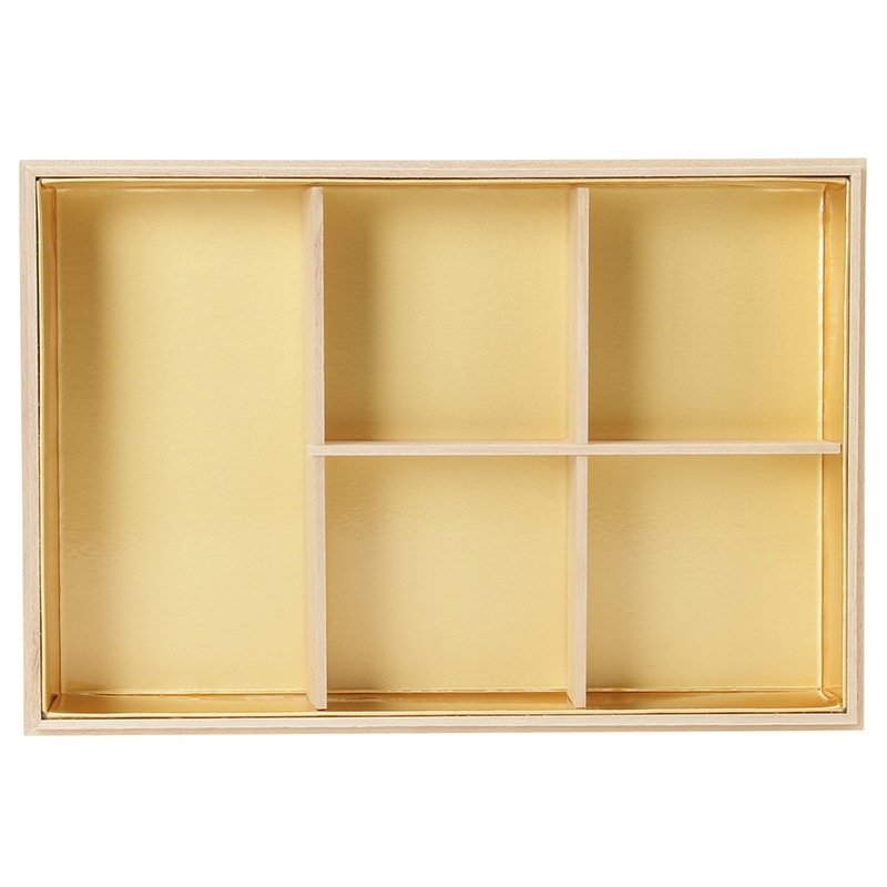 スドウ 桐箱高級弁当 5仕切り 197231 30個/箱(ご注文単位1箱)【直送品】