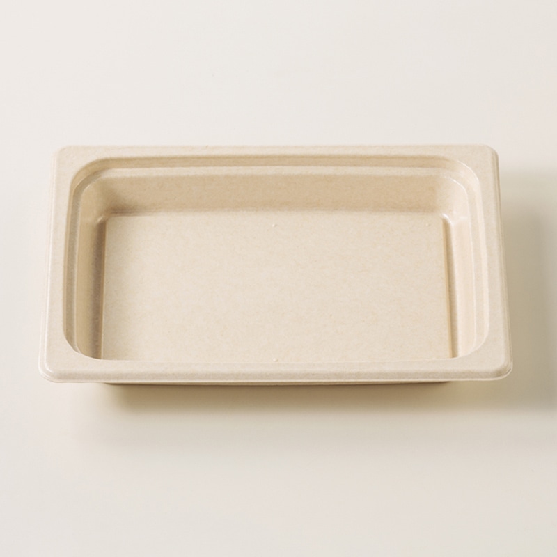 丸紅プラックス 惣菜容器　EUCALPユーカルプ　本体 MPS-18-13 ナチュラル 50枚/袋（ご注文単位9袋）【直送品】