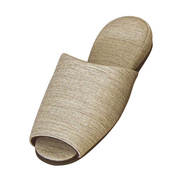 富士工業 生地調ビニールスリッパ レリゴール M ベージュ FB-004-M-BE 1個(ご注文単位12個)【直送品】