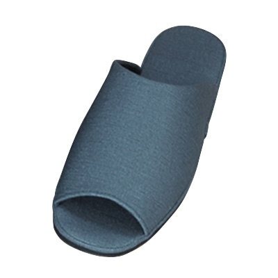 富士工業 生地調ビニールコンフォートスリッパ マニエラ ブルー FB-008-BL 1個(ご注文単位12個)【直送品】