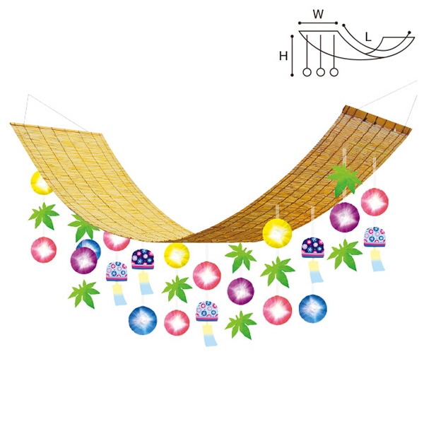 アルファ 風鈴朝顔スダレハンガー TA2-1209 1個（ご注文単位1個）【直送品】