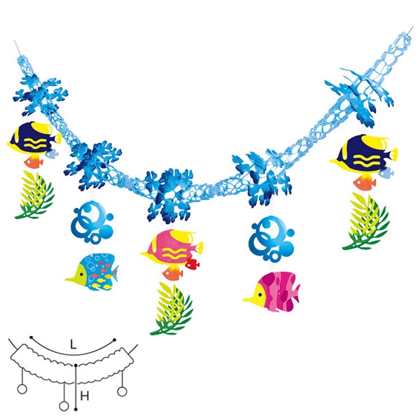 アルファ アクアマリンガーランド TA2-1214 1個（ご注文単位2個）【直送品】