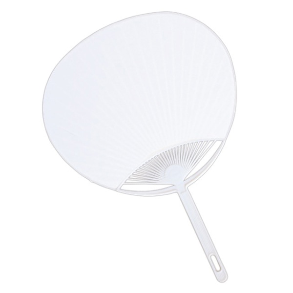 アルファ うちわ 白 XD2-0336W 1セット（ご注文単位1セット）【直送品】
