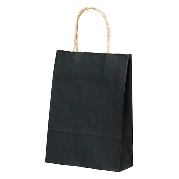 アルファ 紙手提げ袋 ブラック ミニ 300枚入 GF8-0007 1セット（ご注文単位1セット）【直送品】