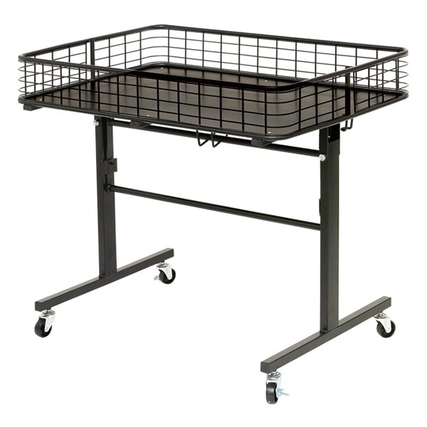 アルファ 折りたたみワゴン 黒 900W KT8-0013 1台（ご注文単位1台）【直送品】