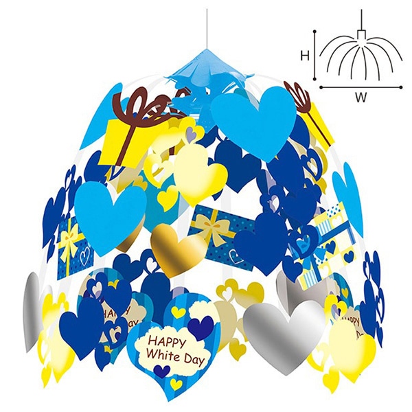 アルファ ハートフルホワイトデーセンター TA7-2078 1個（ご注文単位1個）【直送品】