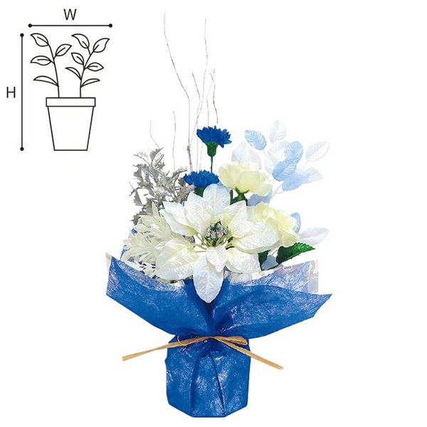 アルファ ウインターアレンジポット TE5-1353 1個（ご注文単位1個）【直送品】