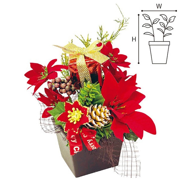 アルファ プレゼントクリスマスポット TE5-1360 1個（ご注文単位1個）【直送品】