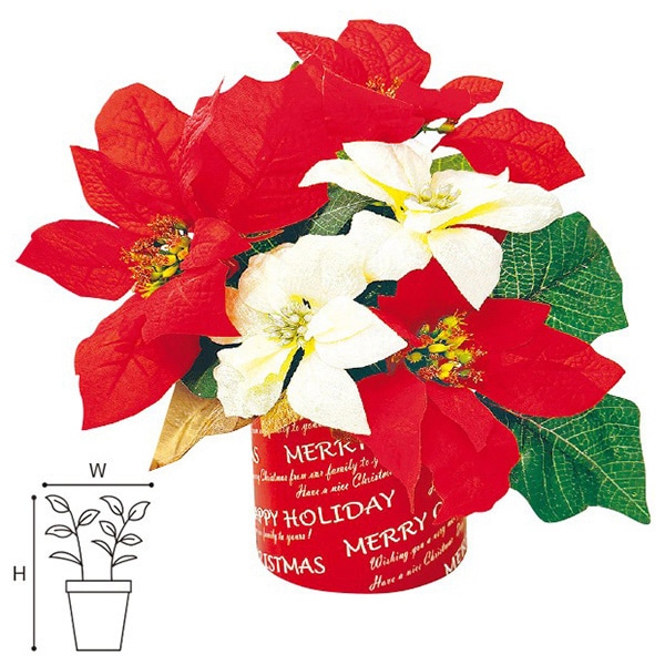 アルファ ミックスポインセチアスタンド TE5-1361 1個（ご注文単位1個）【直送品】