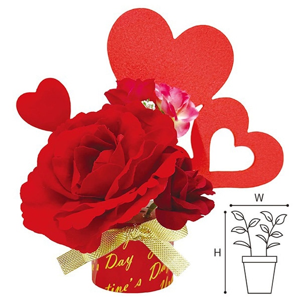 アルファ ハートローズスタンド TE7-1235 1個（ご注文単位1個）【直送品】