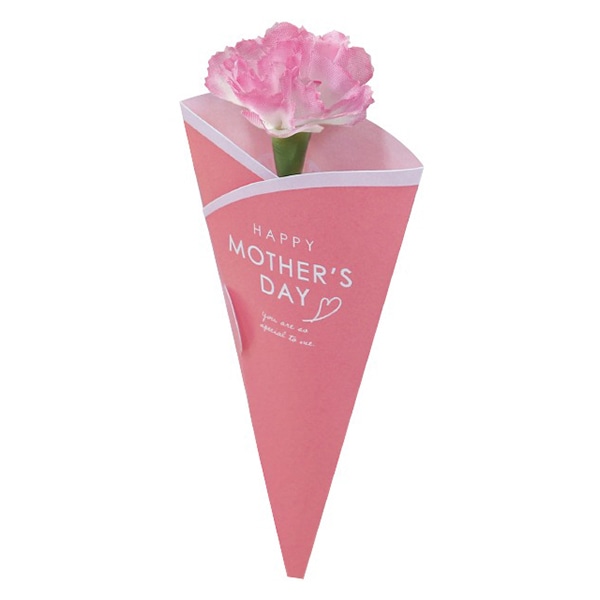 アルファ 母の日ピンクカーネーション メッセージカード付 MA1-0026M 1本（ご注文単位1本）【直送品】