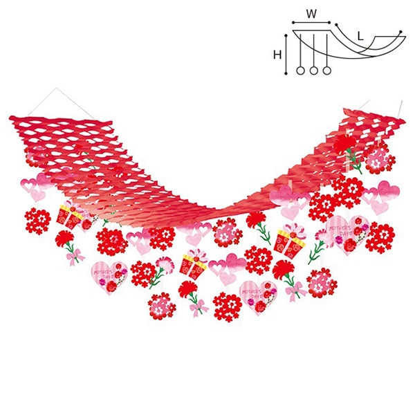 アルファ カーネーションハートプリーツハンガー TA1-1204 1個（ご注文単位1個）【直送品】