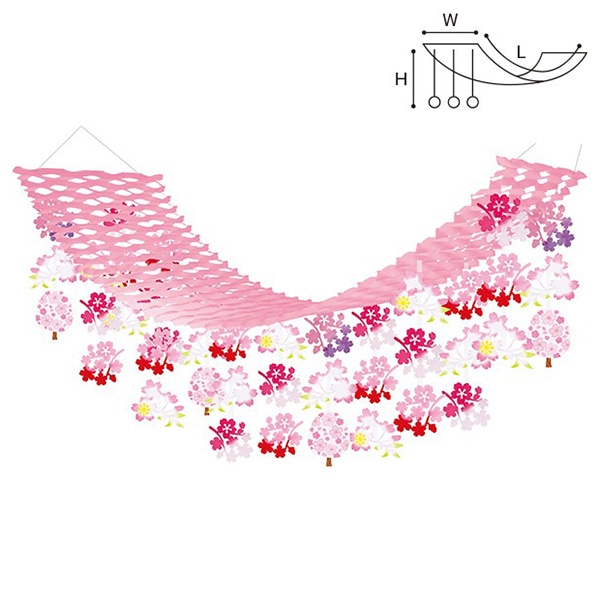 アルファ 満開桜プリーツハンガー TA1-1205 1個（ご注文単位1個）【直送品】