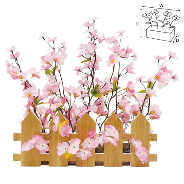 アルファ 桜満開垣根アレンジ TE1-1387 1個（ご注文単位1個）【直送品】