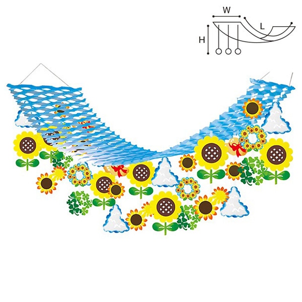 アルファ 青空ひまわりプリーツハンガー TA2-1220 1個（ご注文単位1個）【直送品】