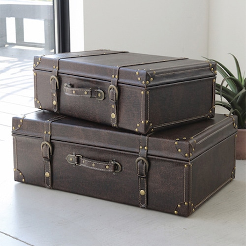 コベント・ガーデン バックルボタン レザートランク 2点セット LS-10 1個（ご注文単位1個）【直送品】