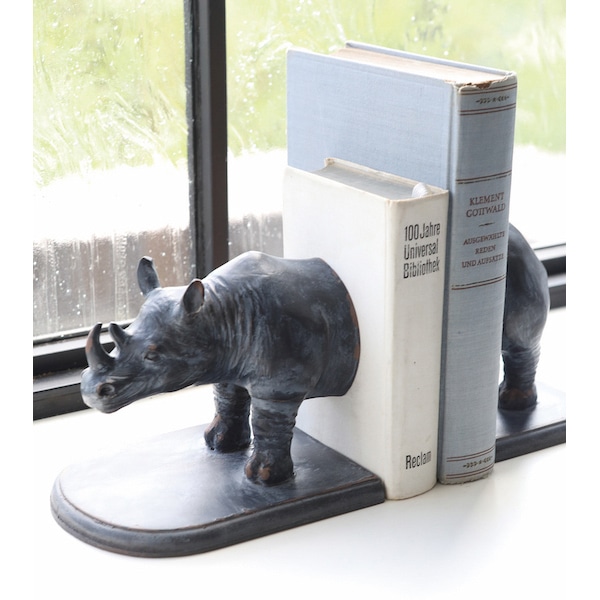 コベント・ガーデン ライノサラス ブックエンド NY-57 1個（ご注文単位1個）【直送品】