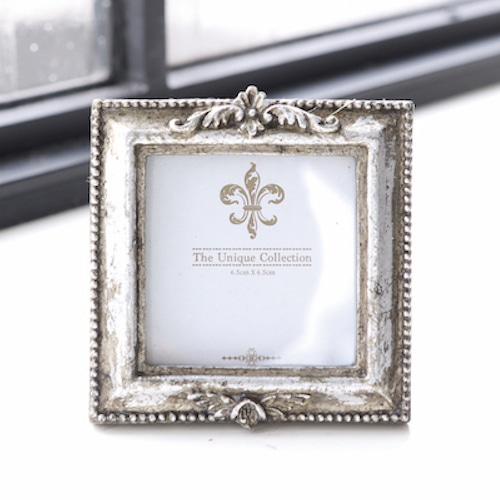 コベント・ガーデン クラシアシルバーフレーム スクエア KU-74 1個（ご注文単位4個）【直送品】