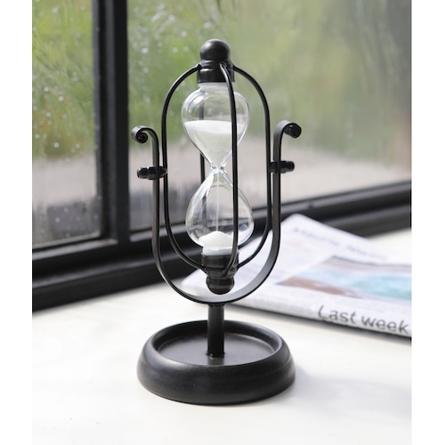 コベント・ガーデン 砂時計 アワーグラス ブラック BC-34 1個（ご注文単位2個）【直送品】