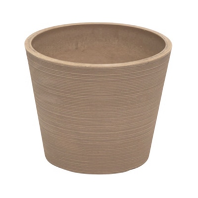 リード商事 樹脂ポット スムースラインポット 15 S-13C15 トープ 1個(ご注文単位1個)【直送品】