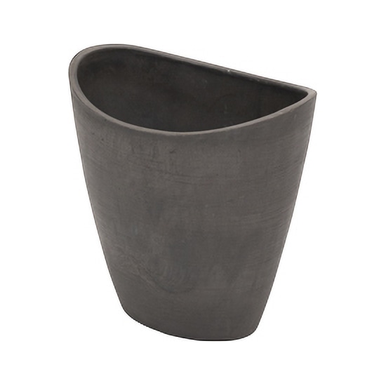 リード商事 樹脂ポット　オーバルハイポット 20 S-16YB20　チャコール 1個（ご注文単位1個）【直送品】
