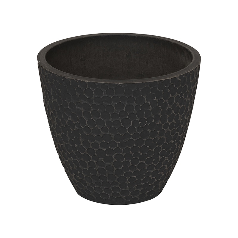 リード商事 樹脂ポット　コンケイブポット 20 MR20　チャコール 1個（ご注文単位1個）【直送品】